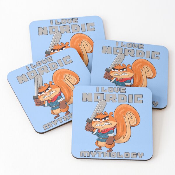 Item preview, Viking squirrel warrior : I love Squirrels and rpg games designed and sold by ImaginarStore.