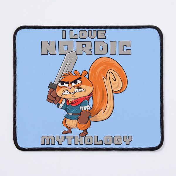 Item preview, Viking squirrel warrior : I love Squirrels and rpg games designed and sold by ImaginarStore.
