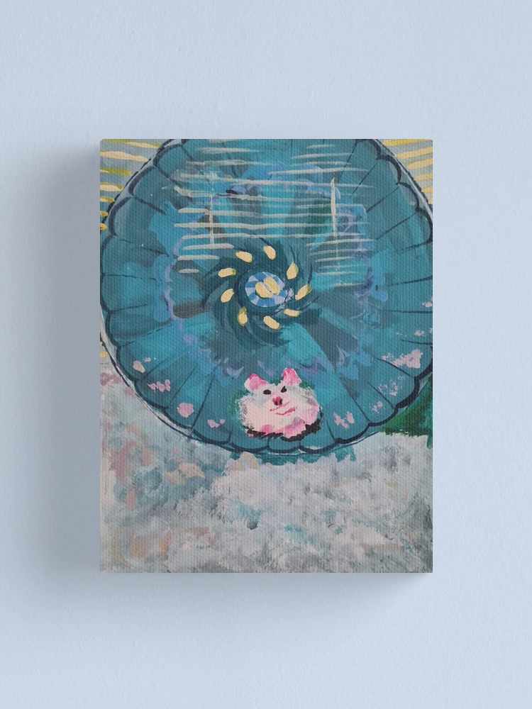 Thumbnail 1 of 3, Canvas Print, Flash the hamster designed and sold by Riley-Racoon.