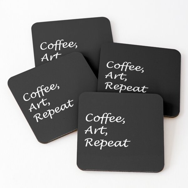 Item preview, Coffee Art Repeat designed and sold by Carbon-Beaver.
