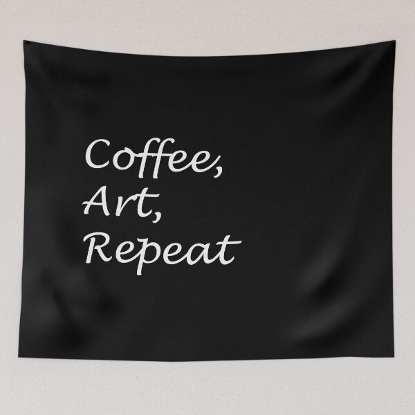 Item preview, Coffee Art Repeat designed and sold by Carbon-Beaver.