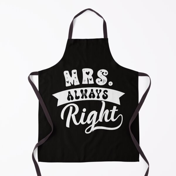 Item preview, Mrs Always Right, Couple Shirts, by DAM Creative, designed and sold by DAM Creative ⭐⭐⭐⭐⭐.