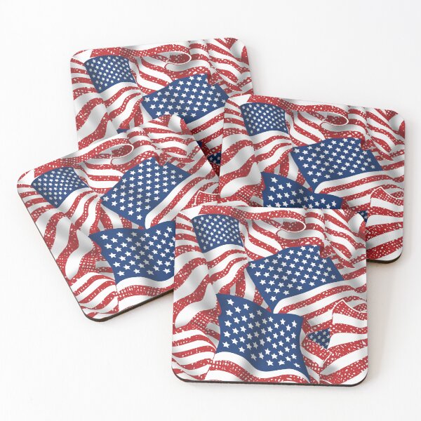 Item preview, USA Patriotic Flags Pattern | Red, White & Blue designed and sold by L Diane Johnson.