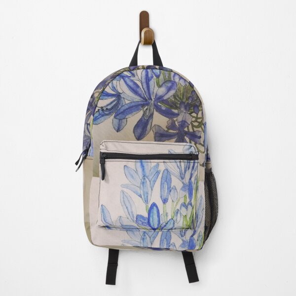 Artikelvorschau, Agapanthus-Blumen-Aquarellmalerei entworfen und verkauft von esvb.