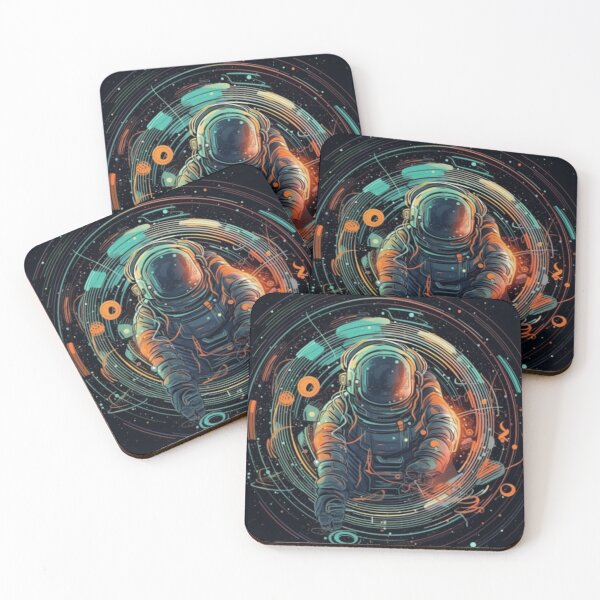 Item preview, Galactic Prints: Adventures Among the Stars designed and sold by Strokes-Colors.