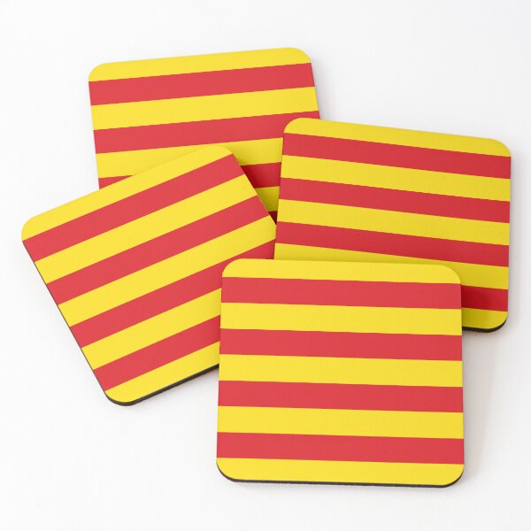 Item preview, Catalan Catalunya Senyera Red Yellow Retro Mod designed and sold by ModSupporters.