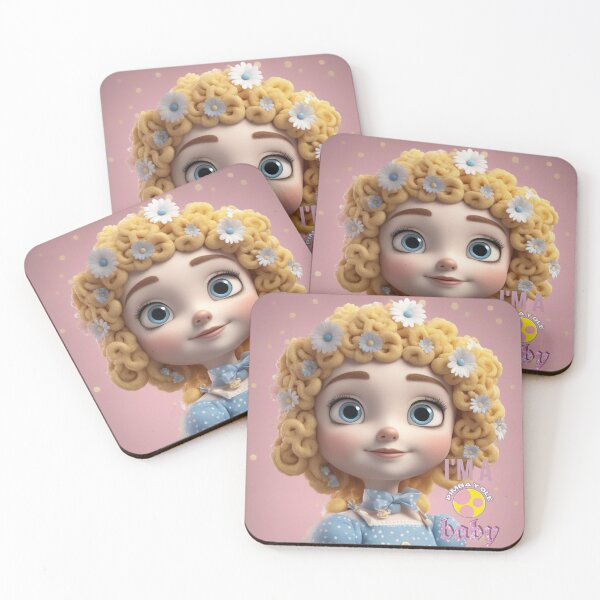 Item preview, I am a Pimba Y Olé baby, sweet girl & daisies designed and sold by Pimbayole.