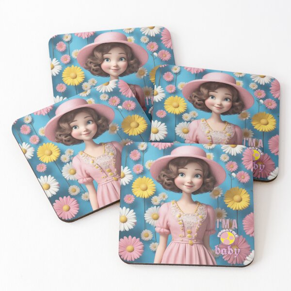 Item preview,  I am a Pimba Y Olé baby, sweet girl & daisies designed and sold by Pimbayole.