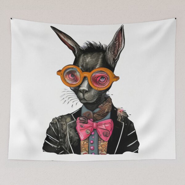 Item preview, Punk Pets - Dark Days Black Dog Got Me designed and sold by MimiWaWa.