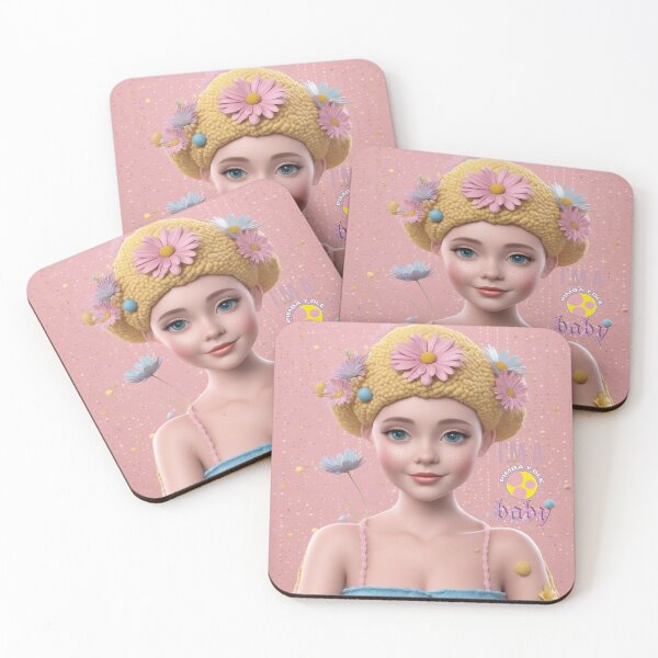 Item preview, I am a Pimba Y Olé baby, sweet girl & daisies designed and sold by Pimbayole.
