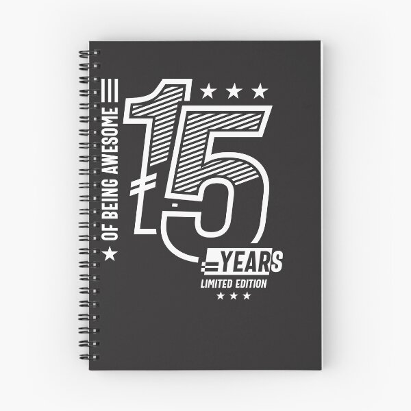 Item preview, Of Being Awesome 15 Years Limited Edition - 15th Birthday designed and sold by cidolopez.