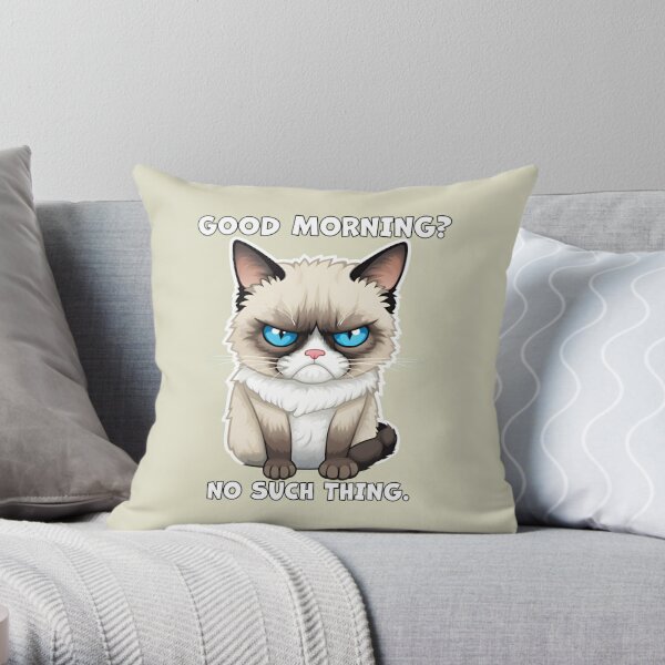 Grumpy Gorilla Pillow – The Morning P