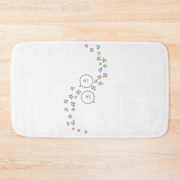Item preview, Heartstopper leaves and HI (White background) designed and sold by Mabel-rgz.