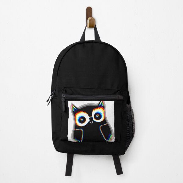 Item preview, Large owl print fun cheerful and bright.  designed and sold by LynseysArtShop.