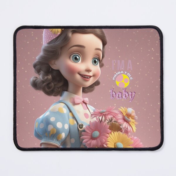 Item preview, I am a Pimba Y Olé baby, sweet girl & daisies designed and sold by Pimbayole.