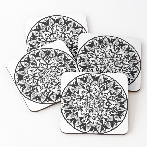 Item preview, Deep petals mandala designed and sold by EyeCreateLines.
