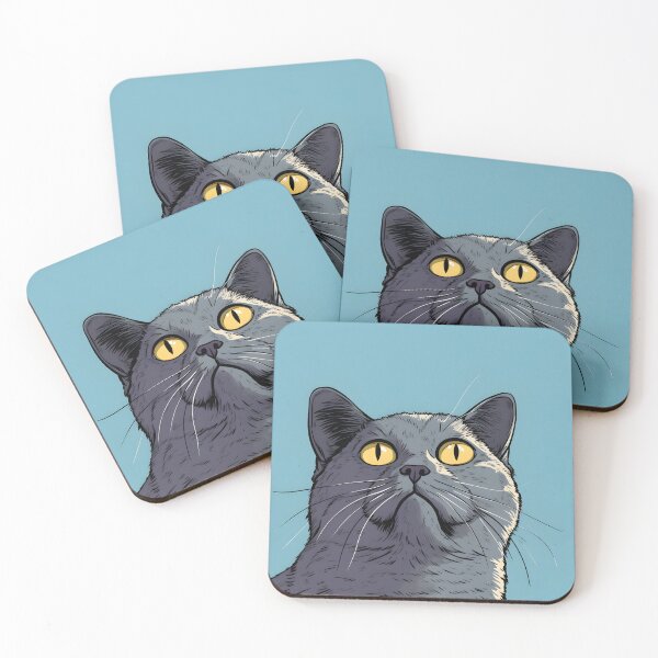 Item preview, Contemplating cat designed and sold by akwariuma.