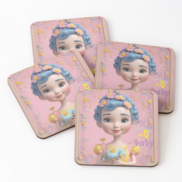Item preview, I am a Pimba Y Olé baby, sweet girl & daisies designed and sold by Pimbayole.