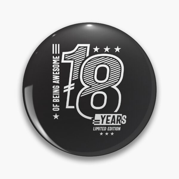 Item preview, Of Being Awesome 18 Years Limited Edition - 18th Birthday designed and sold by cidolopez.