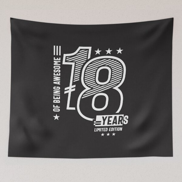 Item preview, Of Being Awesome 18 Years Limited Edition - 18th Birthday designed and sold by cidolopez.