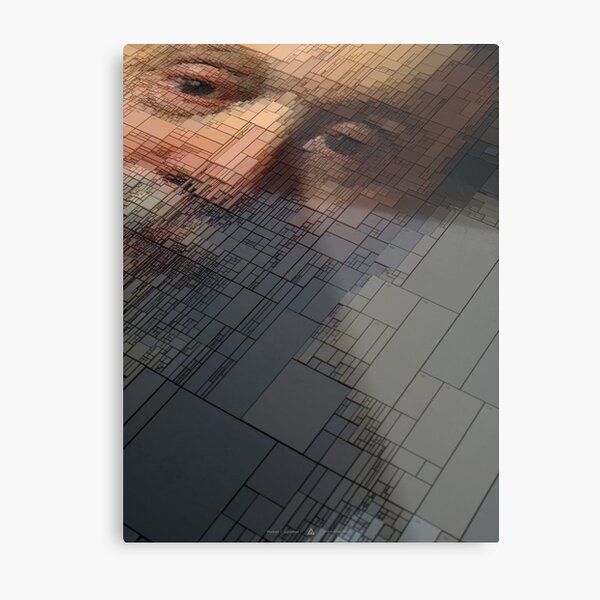 Portrait / Johannes Detail / 001 Metal Print