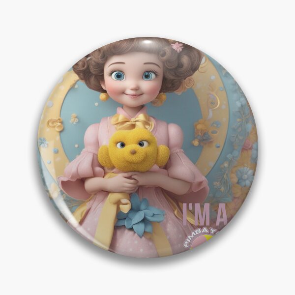 Item preview, I am a Pimba Y Olé baby, sweet girl & daisies designed and sold by Pimbayole.