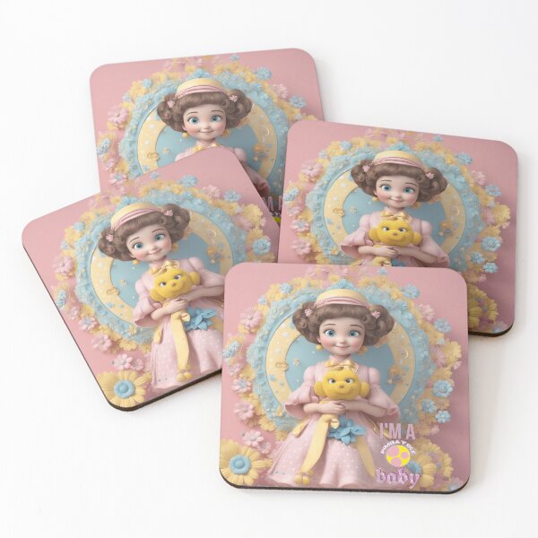 Item preview, I am a Pimba Y Olé baby, sweet girl & daisies designed and sold by Pimbayole.