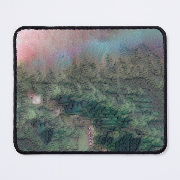 Item preview, Green Illustration Surreal Landscape designed and sold by MusicArtAndGrind.