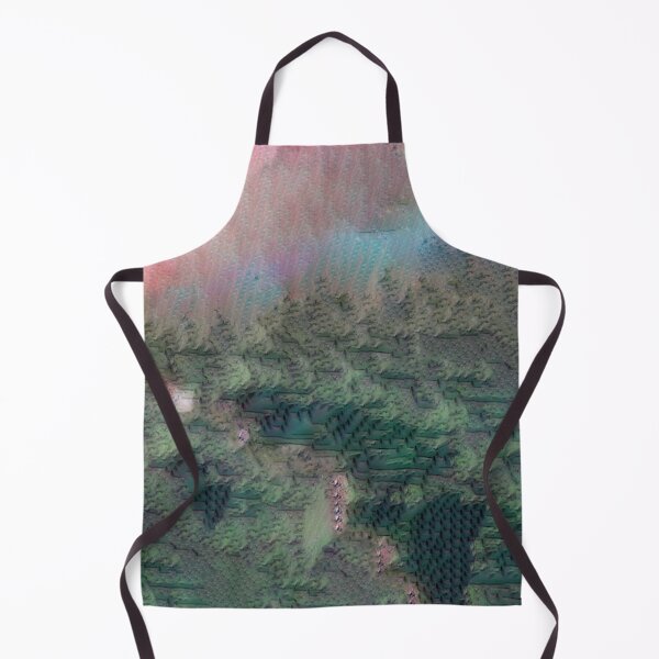 Item preview, Green Illustration Surreal Landscape designed and sold by MusicArtAndGrind.