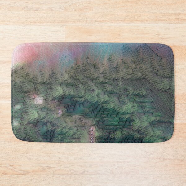 Item preview, Green Illustration Surreal Landscape designed and sold by MusicArtAndGrind.
