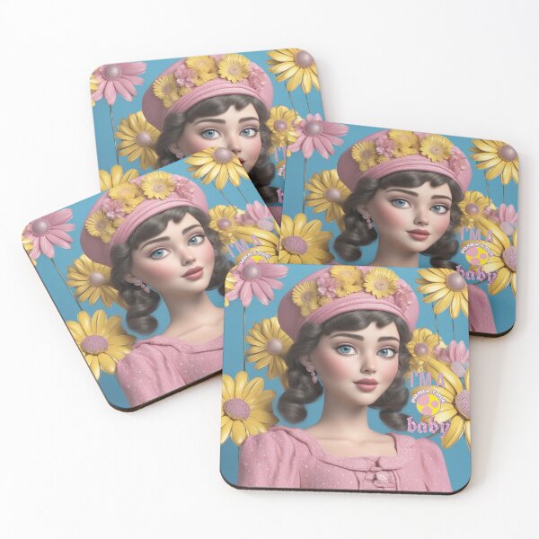Item preview,  I am a Pimba Y Olé baby, sweet girl & daisies designed and sold by Pimbayole.