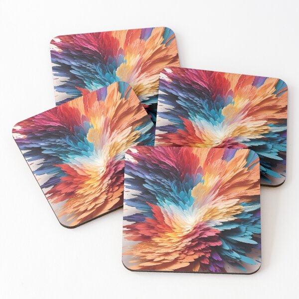 Item preview, artistic surround explosion 3d-Multicolor Gradient Pattern designed and sold by Omarupattern51.