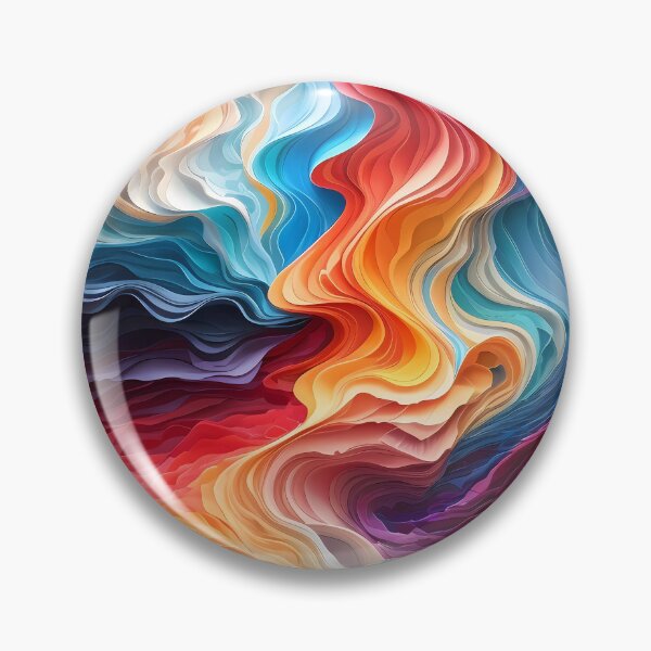 Item preview, wavy colorful-Multicolor Gradient Pattern designed and sold by Omarupattern51.