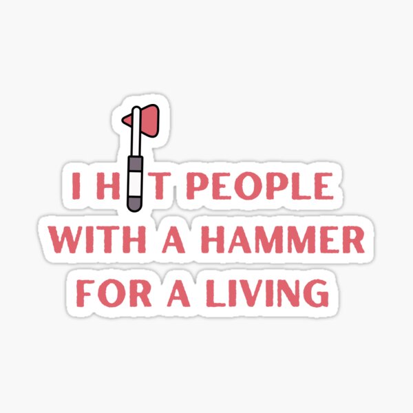Item preview, Funny Neurologist - I hit people with a hammer for a living  designed and sold by BubusCollective.