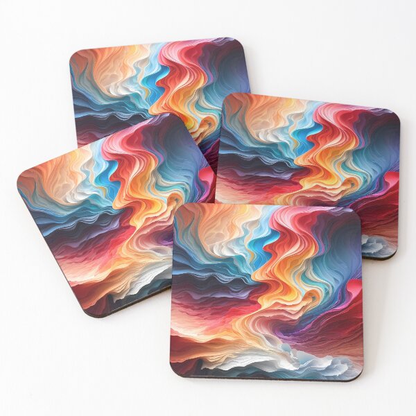 Item preview, wavy colorful-Multicolor Gradient Pattern designed and sold by Omarupattern51.