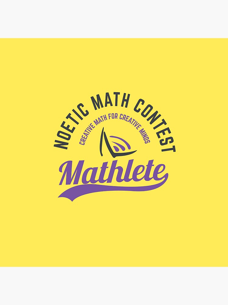 Thumbnail 3 of 3, Pin, NLMC Mathlete designed and sold by noetic-learning.