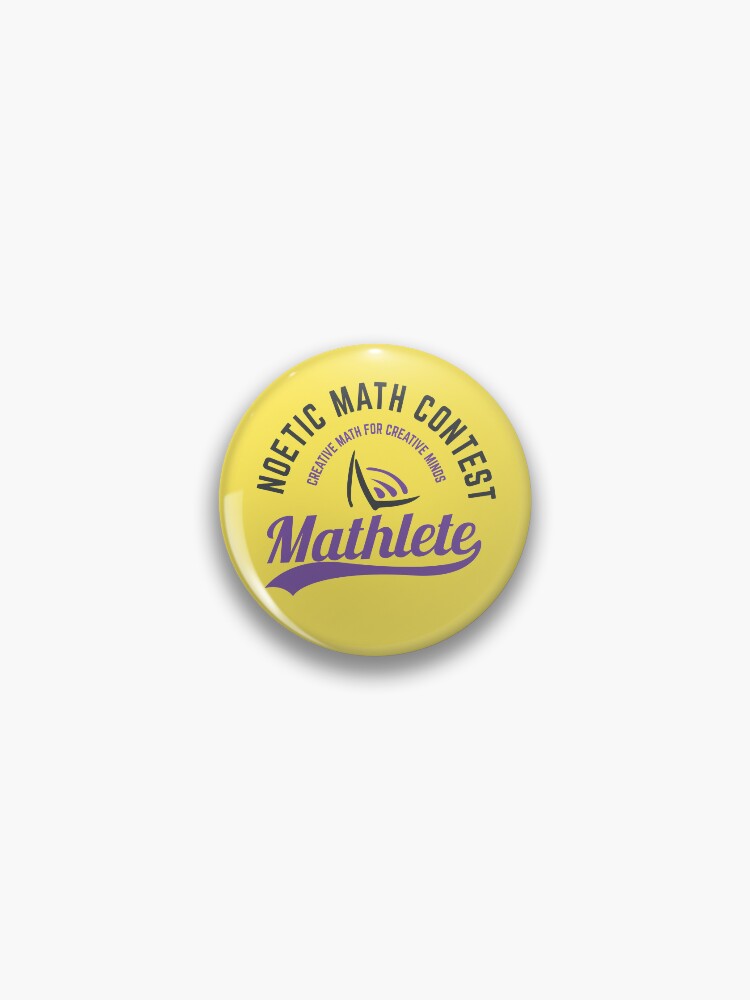 Thumbnail 1 of 3, Pin, NLMC Mathlete designed and sold by noetic-learning.