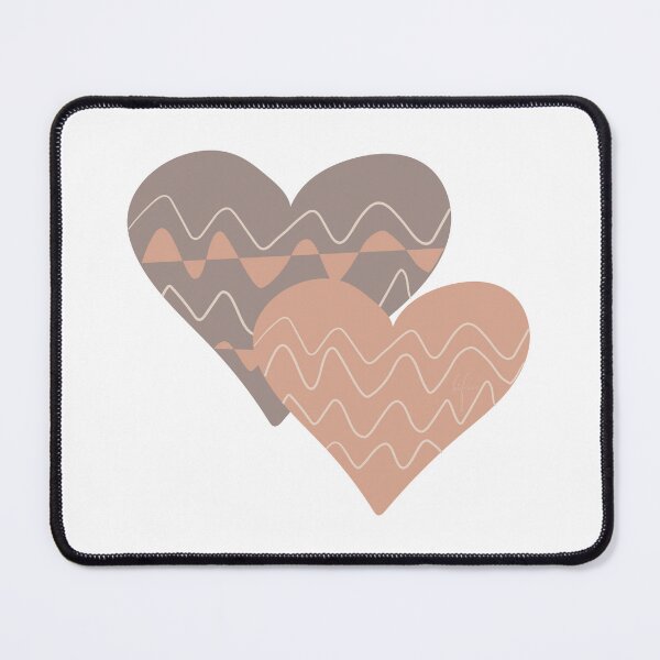 Item preview, Boho Hearts - Soft Pink & Grey designed and sold by DigThatPrint.
