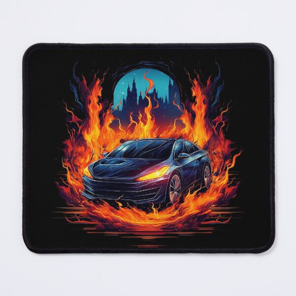 Item preview, Electric Car in Flames designed and sold by Lajon97.