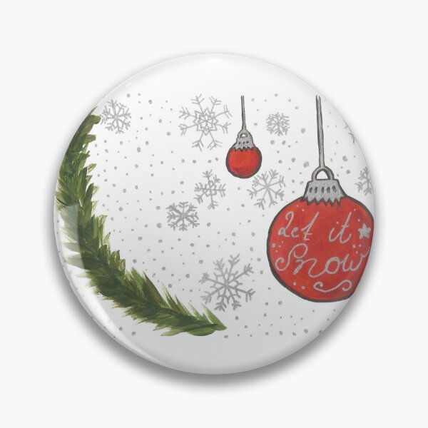 Item preview, Christmas Baubles "Let it Snow" designed and sold by Anmioma.