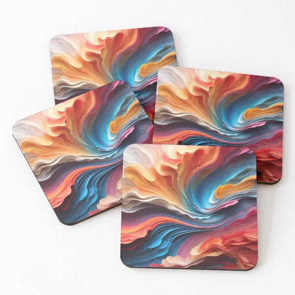 Item preview, wavy artistic colorful-Multicolor Gradient Pattern designed and sold by Omarupattern51.