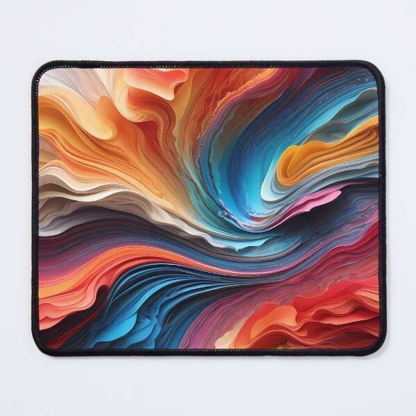 Item preview, wavy artistic colorful-Multicolor Gradient Pattern designed and sold by Omarupattern51.