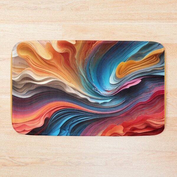 Item preview, wavy artistic colorful-Multicolor Gradient Pattern designed and sold by Omarupattern51.