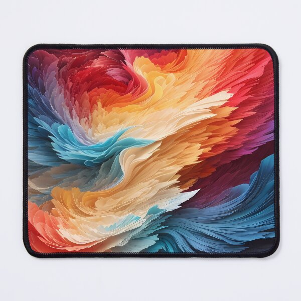 Item preview, wavy feathers-Multicolor Gradient Pattern designed and sold by Omarupattern51.