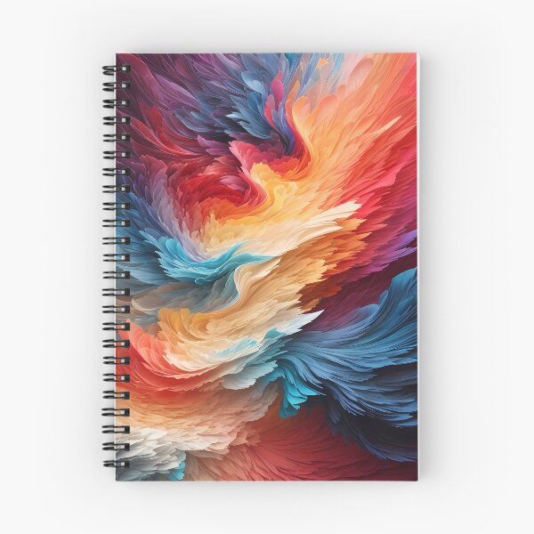 Item preview, wavy feathers-Multicolor Gradient Pattern designed and sold by Omarupattern51.