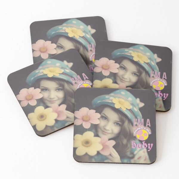 Item preview, I am a Pimba Y Olé baby, sweet girl & daisies designed and sold by Pimbayole.