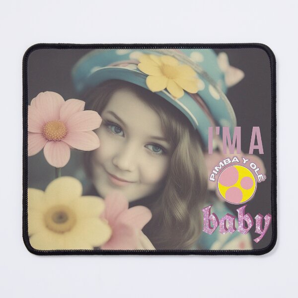 Item preview, I am a Pimba Y Olé baby, sweet girl & daisies designed and sold by Pimbayole.