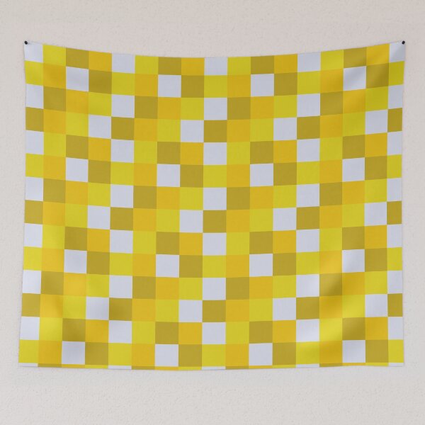 Item preview, Retro Checks Amarillo, Naranja y Verde designed and sold by Gabriela Simon.