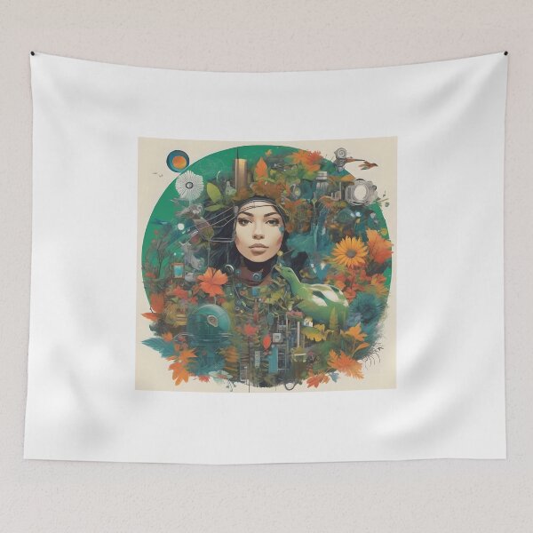 Item preview, Nature and Technology Collage designed and sold by AbsoluteA.