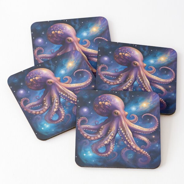 Item preview, Galactic Octopus in Space designed and sold by AbsoluteA.